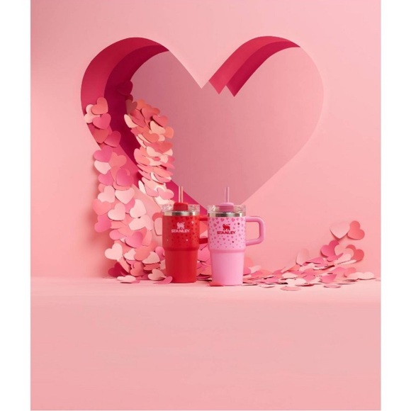 New Stanley Sweet Hearts X Target Exclusive Pink Valentine 20 oz Tumbler 2024 - Picture 6 of 6
